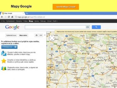 Mapy Google spustit Mapy Google spustit Mapy Google