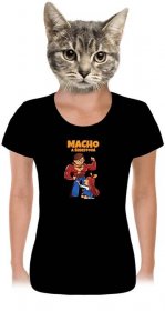 Macho a Šebestová dámské tričko Black – digi-tisk (na objednání)