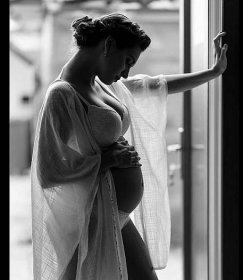 Fotogalerie: Sára Affašová v těhotenství ještě zkrásněla.