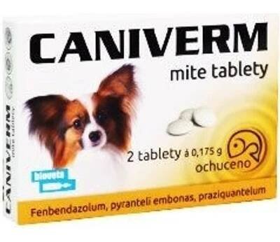 Caniverm mite tbl 2 x 0,175 g