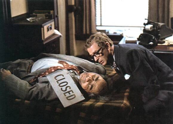 PEEPER, Michael Constantine, Michael Caine, 1975, TM and Copyright (c) 20th Century-Fox Film Corp. All Rights Reserved