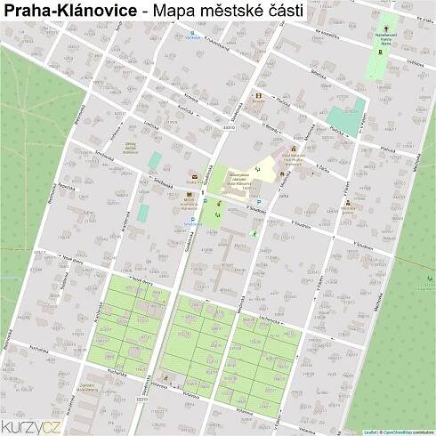 Praha-Klánovice - mapy | Kurzy.cz