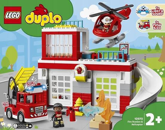 LEGO® DUPLO® 10970 Hasičská stanice a vrtulník
