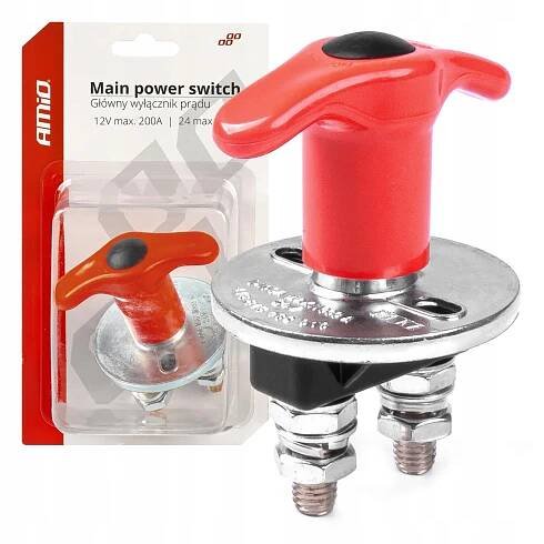 Odpojovač (vypínač) autobaterie 12/24V AMIO-03024 1000A