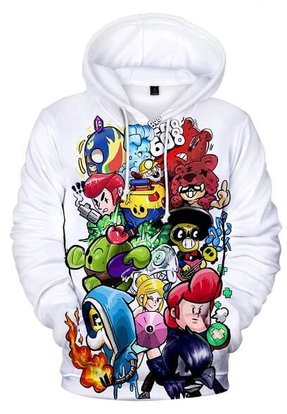 Brawl Stars Hoodie Sweatshirt All Character Crow Tara