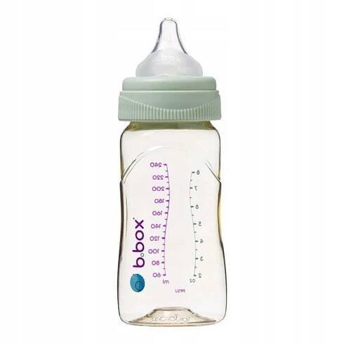 Antikoliková kojenecká láhev, 240 ml, b.box, zelená