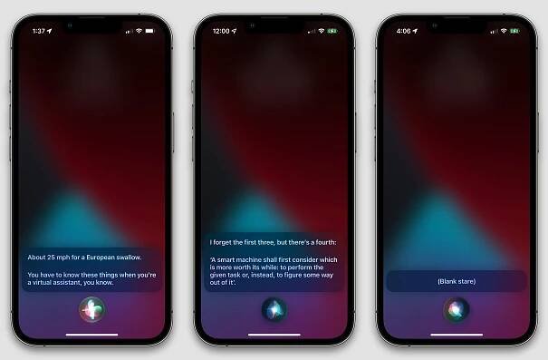 Siri triky popkultury
