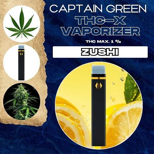 THC-X Vapo Zushi 99% - 1ml, bez CBD