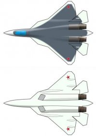 Sukhoi Su-57 in colours (PAK FA, Prospective Frontline Aviation System). Sukhoi Su-57 fighter camouflage and painting schemes