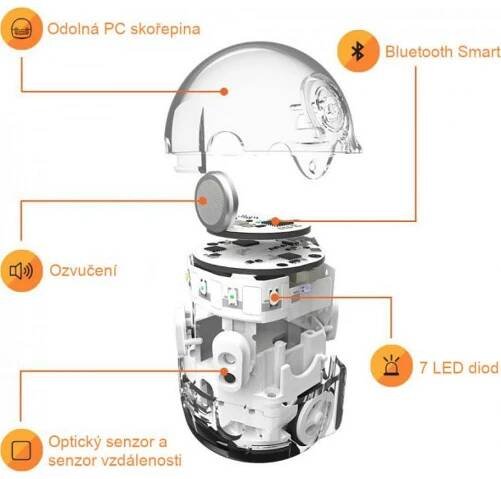 Ozobot EVO programovatelný robot bílý