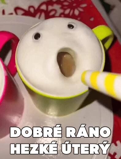 GIFy Dobré Ráno a Šťastné Úterý