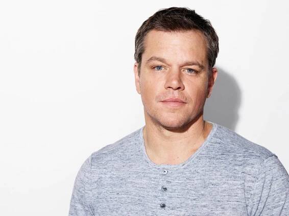 Matt Damon Eye-Level Shot Wallpaper