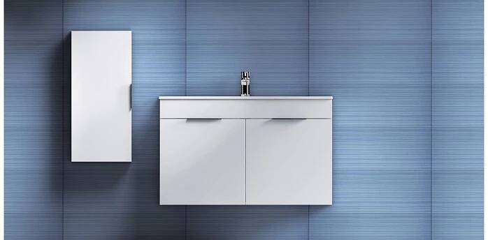 Jika Cube Skříňka s umyvadlem 65 cm, bílá lesk H4536021763001 | SENESI