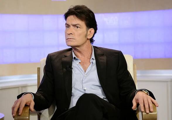 Charlie Sheen on the Today Show.