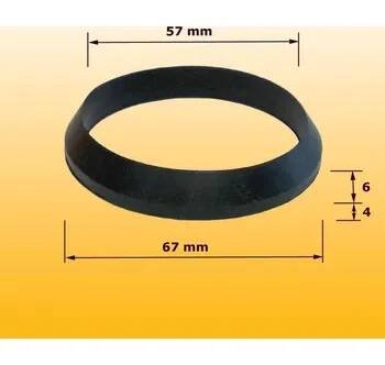 Kuželové těsnění 57x67mm do matice vanové sifonu 72x63 m - starý typ SAM Myjava - I1/143A