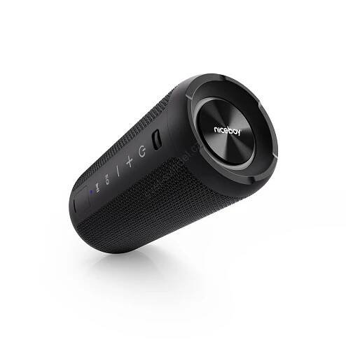 Niceboy Orion - LED Bezdrátový reproduktor s mikrofonem 24W/2200 mAh IPX7 černá
