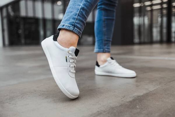 Barefoot tenisky Be Lenka - Royale White/Black bílé | Bosonožka