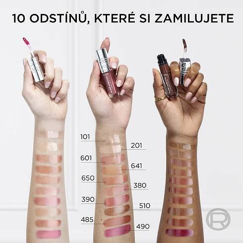 L'Oréal - Lesk na rty Plump Ambition 601 Worth It | Rossmann.cz 