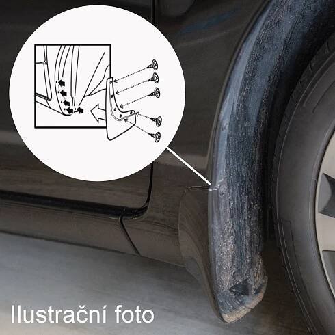 Lapače nečistot (zástěrky) přední+zadní Toyota Corolla Cross -- od roku výroby 2020- (sada 4kusy) | Autodoplňky.cz - Tuning