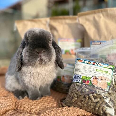 Bezobilné granule pro králíky a hlodavce ANILAND MIX