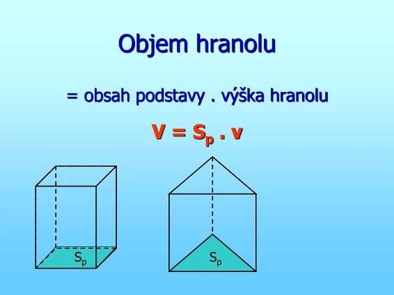 PPT - Kolmé hranoly, jejich objem a povrch PowerPoint Presentation, free download - ID:3754559
