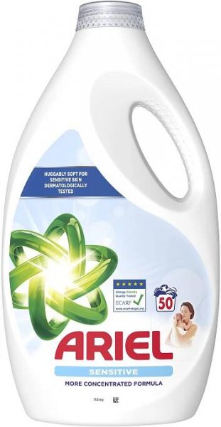 ARIEL Sensitive 2,25 l (50 praní)