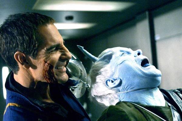 Scott Bakula and Jeffrey Combs on 'Star Trek: Enterprise'
