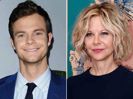  Jack Quaid attends the GQ Men of the Year party on December 8, 2016 in Los Angeles, California. ; Meg Ryan attends the Schiaparelli show as part of Paris Fashion Week Haute Couture Fall/Winter 2015/2016 on July 6, 2015. 