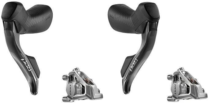 SRAM RED AXS HRD Brems-/Schalthebel + Hydraulische Scheibenbremse Set