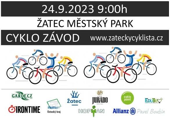 Cyklistické závody v městském parku