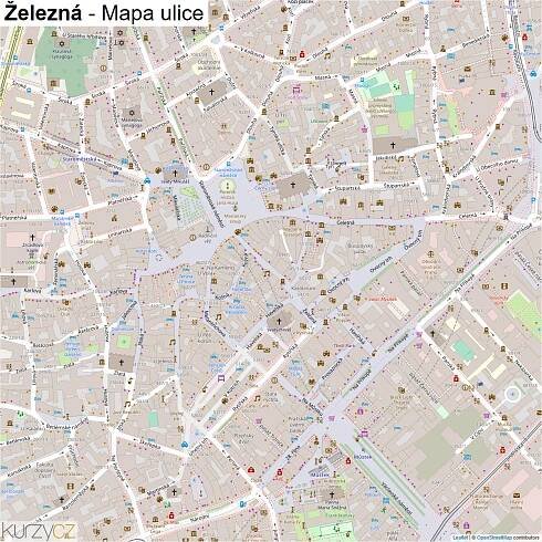 Železná - mapy | Kurzy.cz