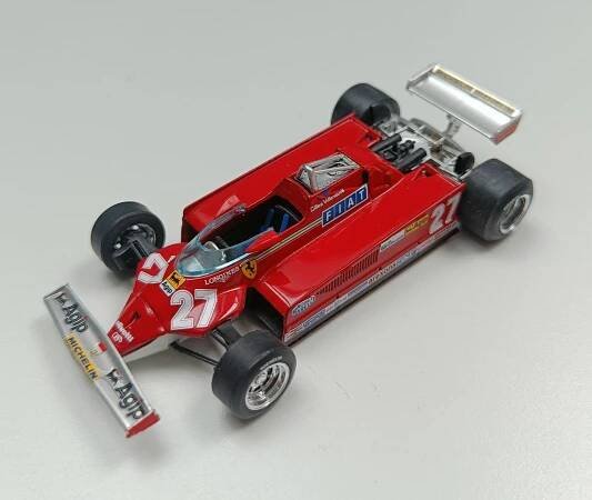 F1-Brumm-1:43-Ferrari 126 CK-1981-Gilles Villeneuve - Modely automobilů