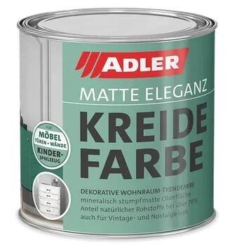 Adler KREIDEFARBE (Křídová barva) 0,75L VZORNÍK Alpine Selection 120: bílá - W10