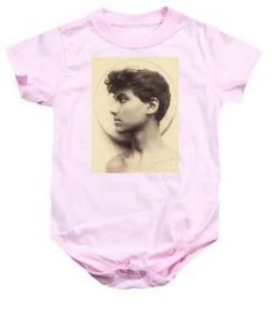 Portrait Of A Young Man Circa 1900 Baby Onesie
