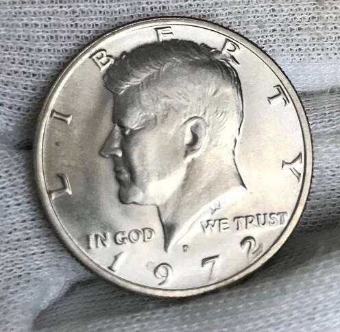 USA 1/2 Half dollar Kennedy 1972 D - Numismatika
