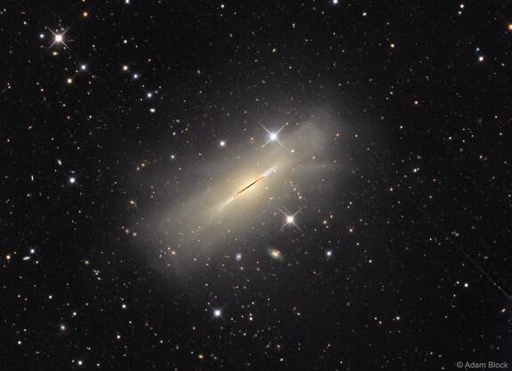 APOD: 2018 July 25 - The Edge-On Spindle Galaxy 