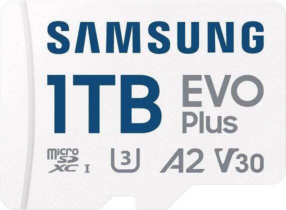 Samsung EVO Plus microSDXC 1 TB UHS-I U3 V30 160 MB/s + SD adaptér