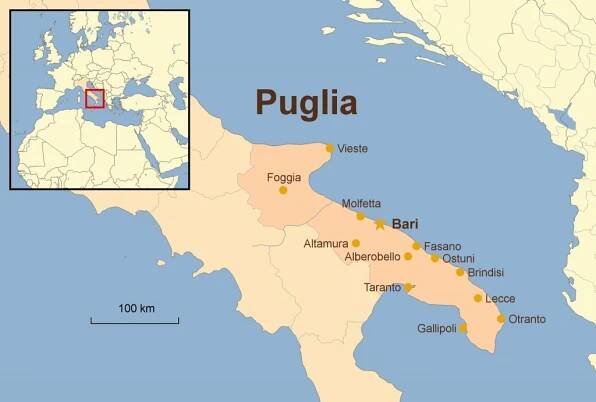 Průvodce po regionu Apulie (Puglia)