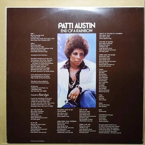 Patti Austin - End Of A Rainbow - Vinylian - Vintage Vinyl Record Shop