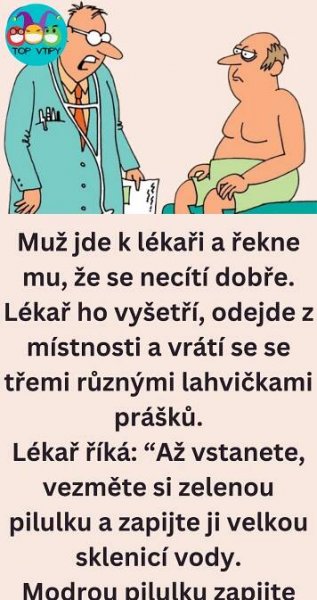 Top vtip dnešního dne: Muž přijde k doktorovi a řekne... To musíte slyšet!