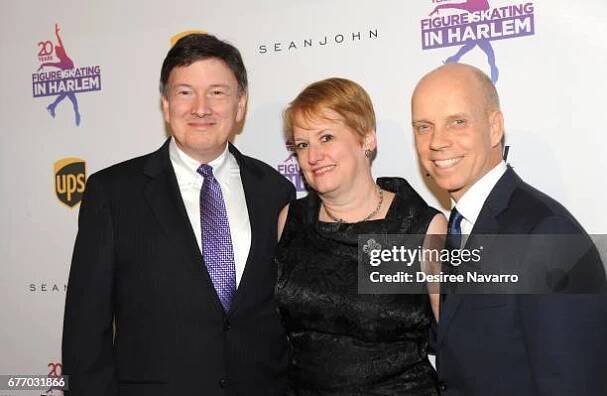 President of US Figure Skating Samuel Auxier, Lynn Auxier and Scott Hamilton attend Figure Skating In Harlem 20th Anniversary Champions In Life...