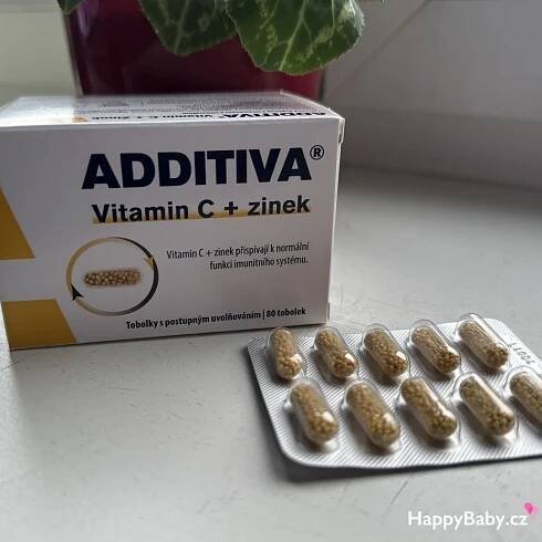 Additiva Vitamin C + zinek: Posilte svou imunitu s účinnou podporou | Happy Baby