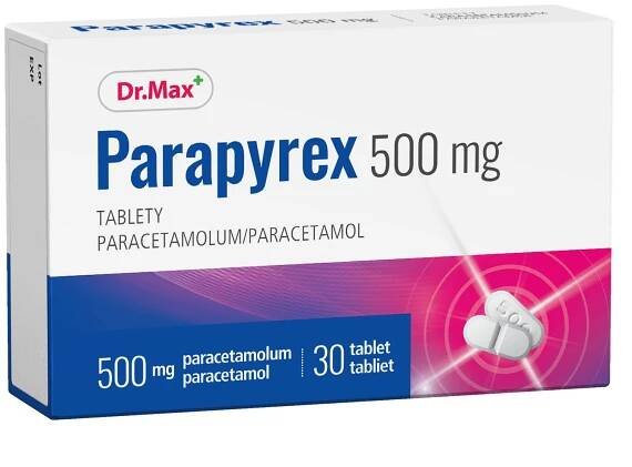 PARAPYREX POR 500MG TBL NOB 30