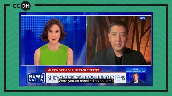Imran Ahmed on News Nation: Chat GPT Betrays Vulnerable Teens