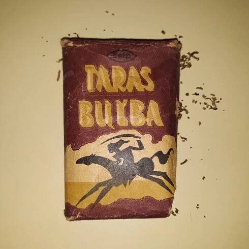 Taras Bulba - starý poškozený paklík tabáku - Sběratelství