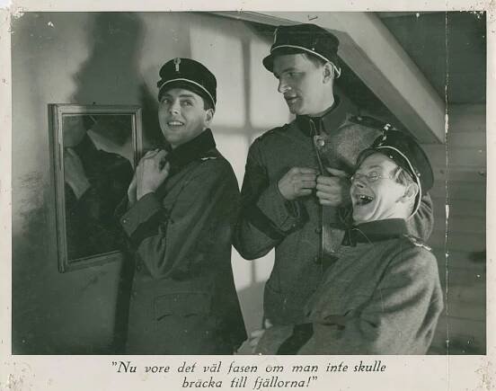 Håkan Westergren, Gustaf Lövås, Einar Fagstad - Kungliga Johansson - Fotosky