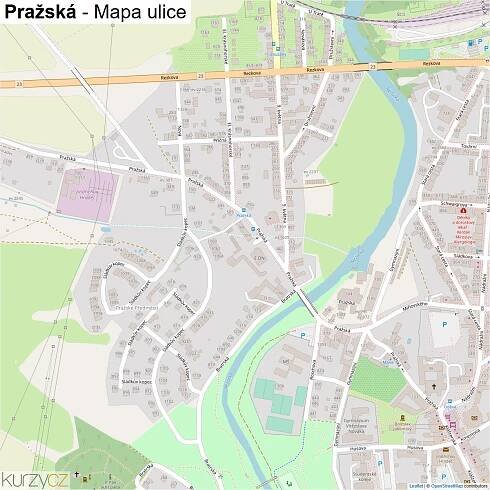 Pražská - mapy | Kurzy.cz