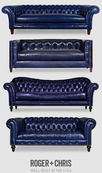 Blue leather sofas, blue leather Chesterfields, blue leather couches, blue leather furniture | Blue leather sofa, Blue leather couch, Chesterfield furniture