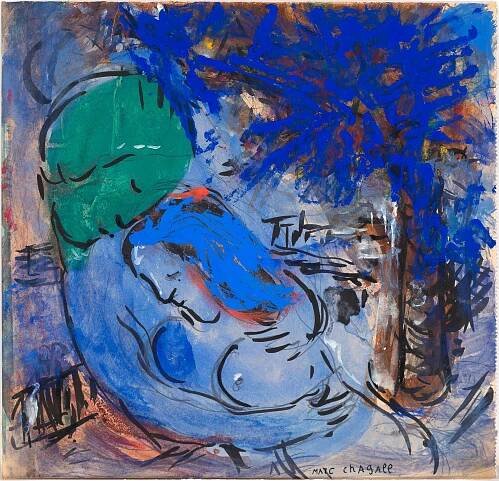 Chagall, ‘The Sleep of Love’, 1956-57