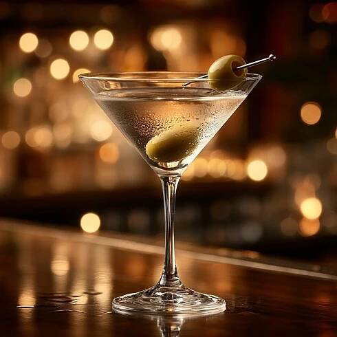 Recept na Vodka Martini